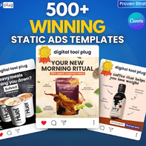 Facebook Ad Creative Pack | 500+ Ready-to-Use Templates for Ads, Business & Branding